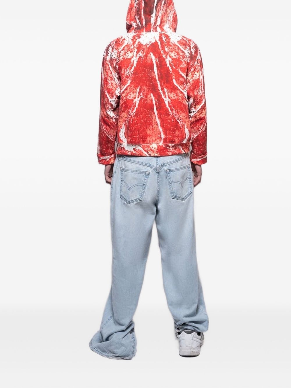 Return To Flesh zip-up hoodie - 3