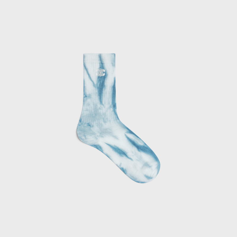 triomphe socks in tie-dye cotton 1