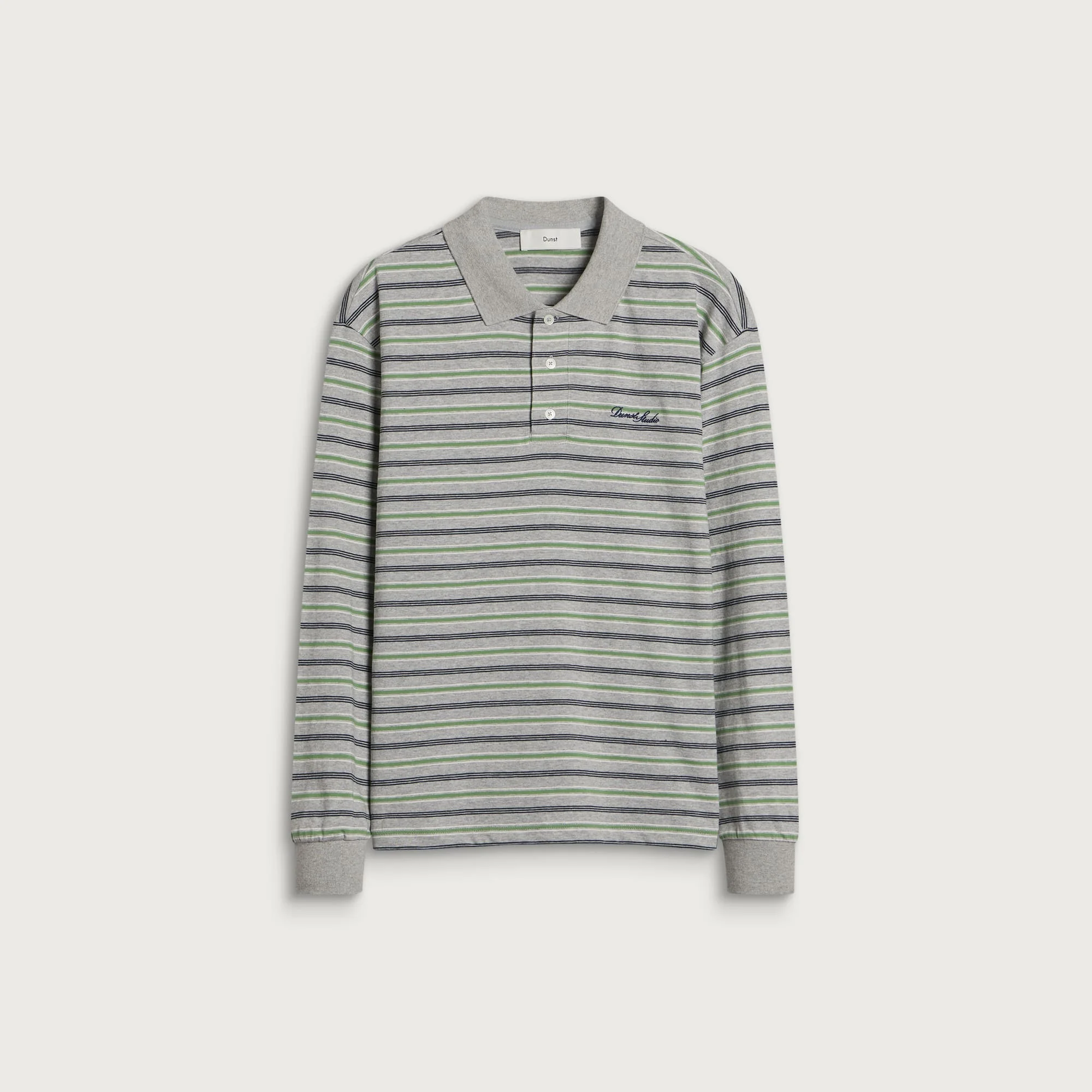 Dunst Multi Stripe Collared T-Shirt - 1