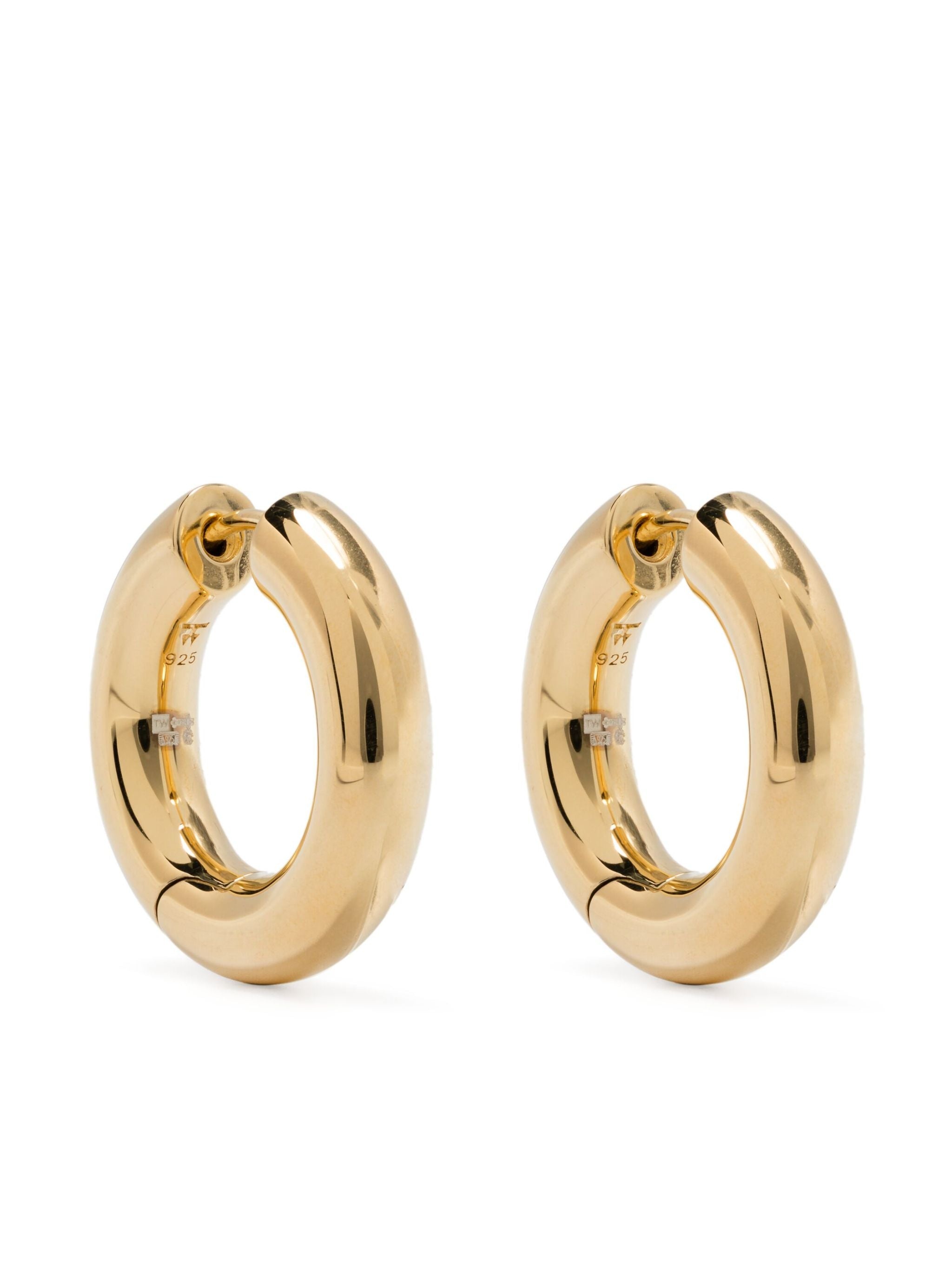 Chunky Hoop Earrings - 1