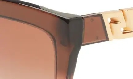 56mm Gradient Square Sunglasses - 4