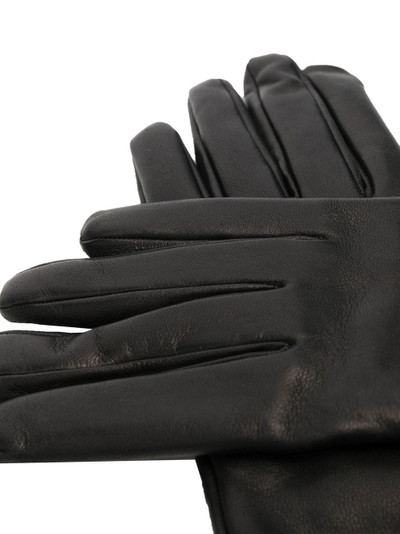 SAINT LAURENT silk-lined leather gloves outlook