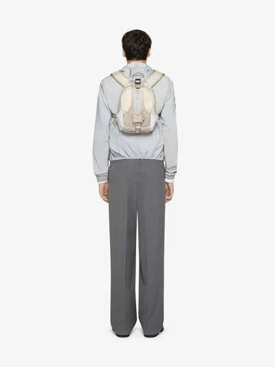 Givenchy SMALL G-TRAIL BACKPACK IN NUBUCK AND CANVAS outlook