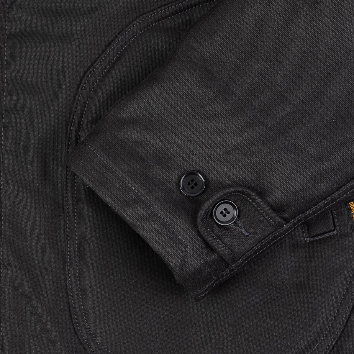 IHM-35-BLK Whipcord N1 Deck Jacket - Black - 8