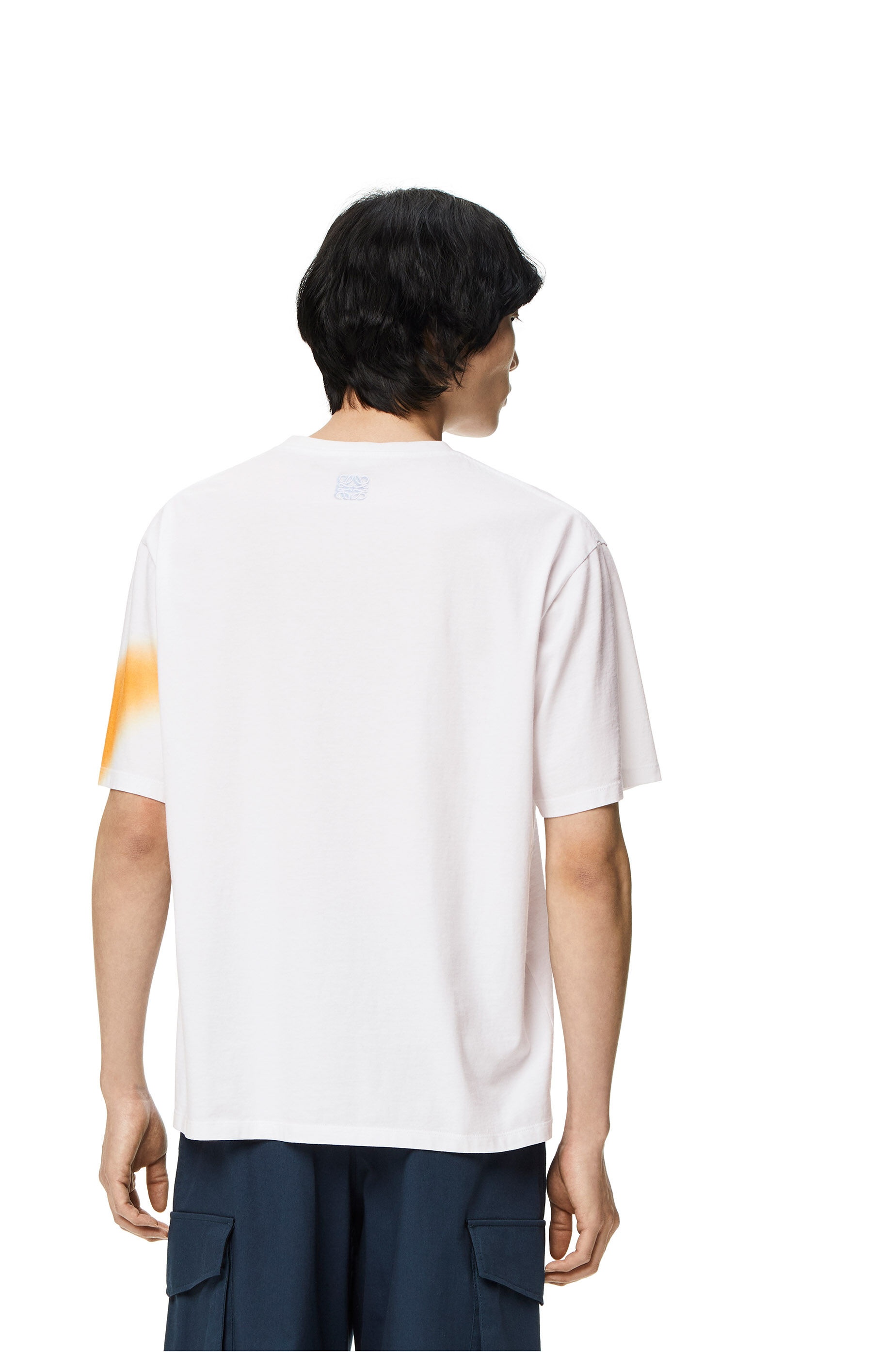 Shadow print T-shirt in cotton - 4