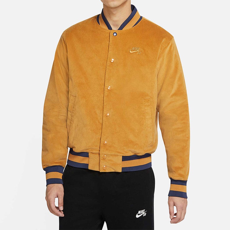 Nike corduroy Skateboard Sports Jacket Yellow CK5445-712 - 4