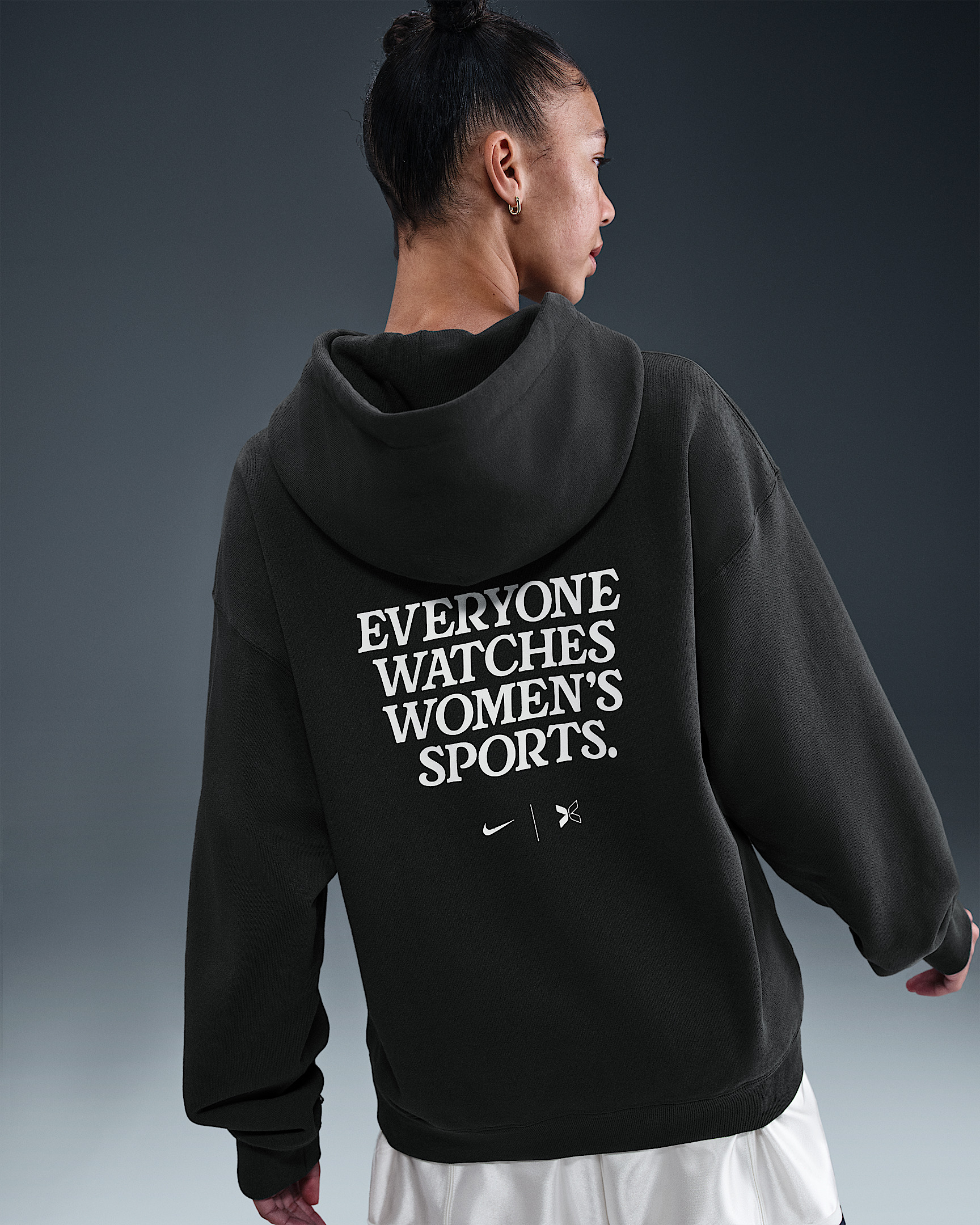 Everyone Watches Women's Sports™ Nike by TOGETHXR Pullover Hoodie - 4