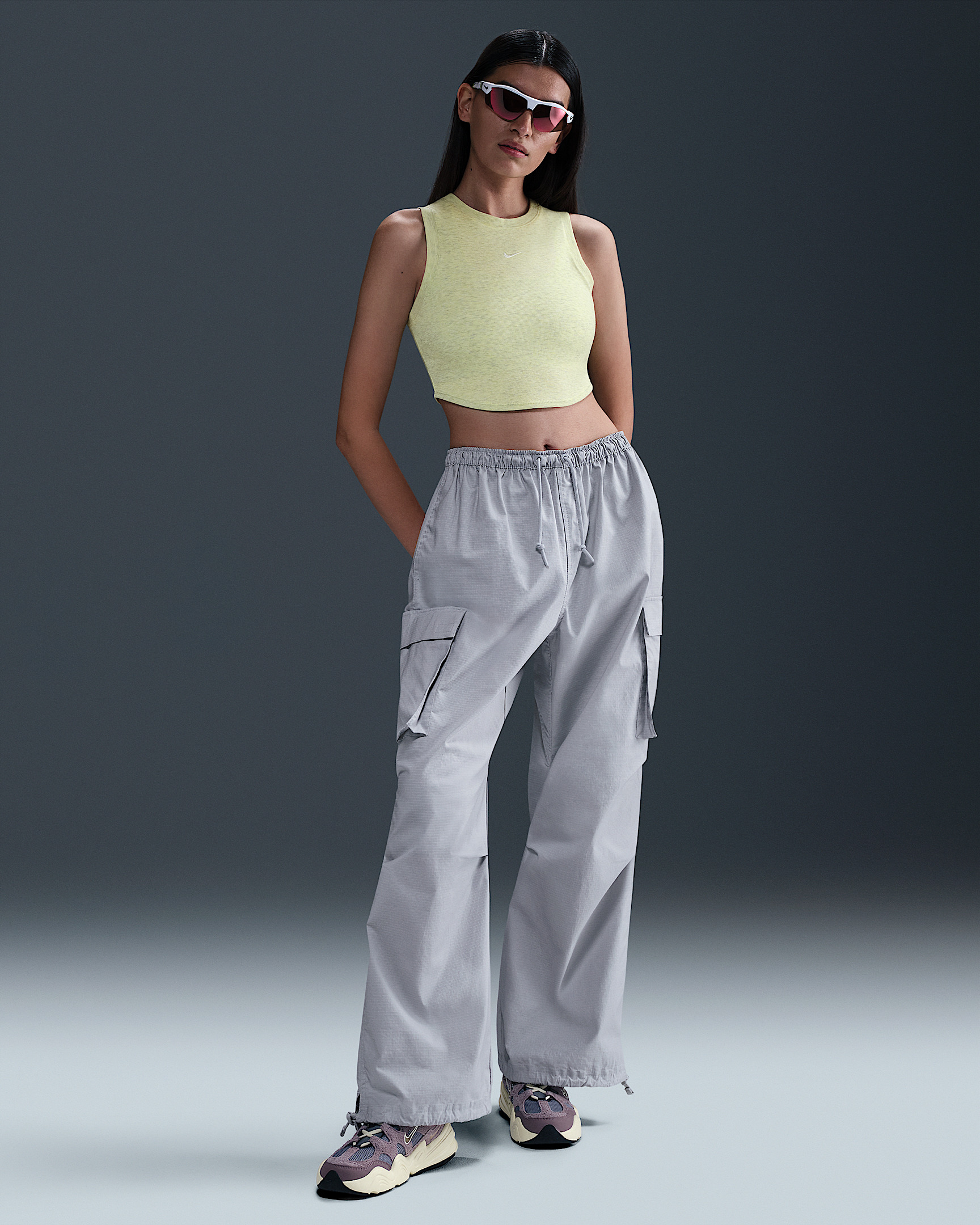 Nike Sportswear Chill Knit Women's Tight Cropped Mini-Rib Tank Top - 4