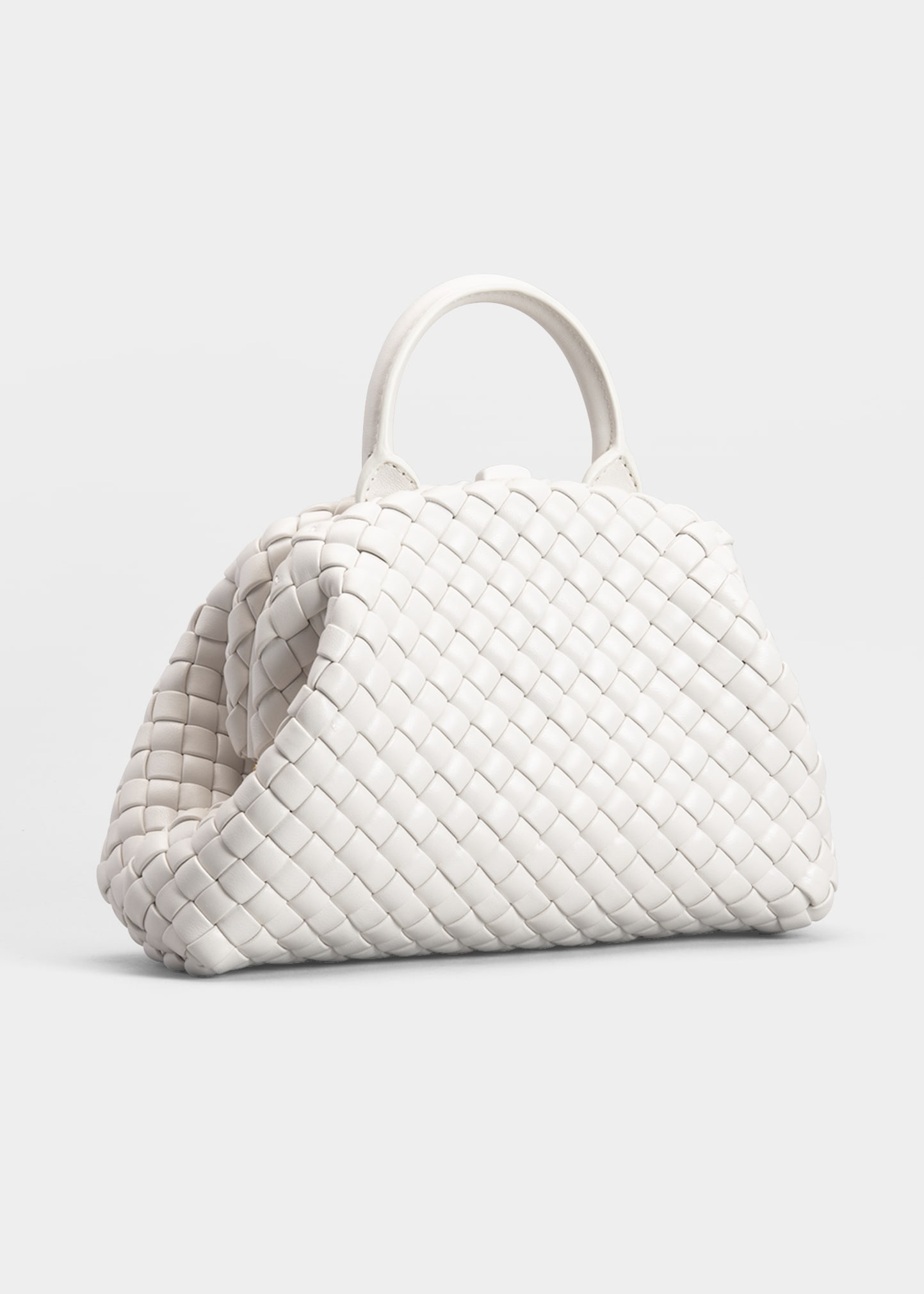 Mini Intrecciato Napa Top-Handle Bag - 3
