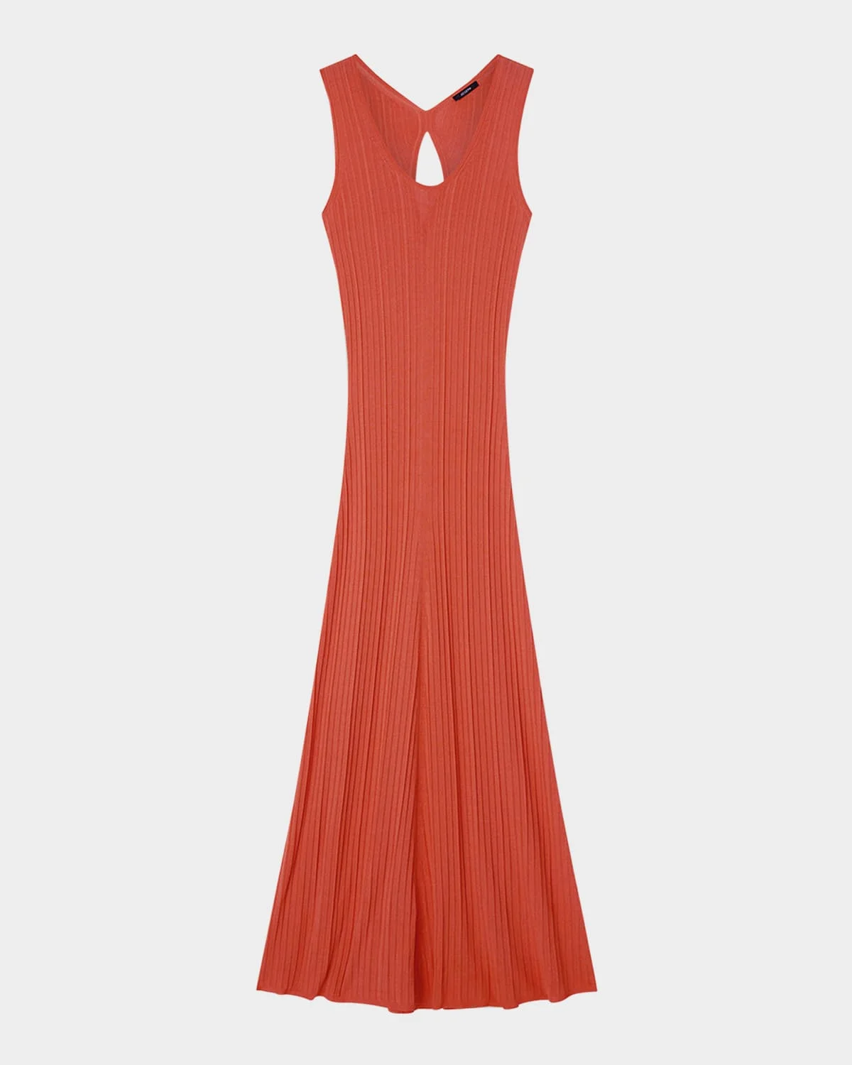 Cutout Racerback Viscose Rib Maxi Dress - 1