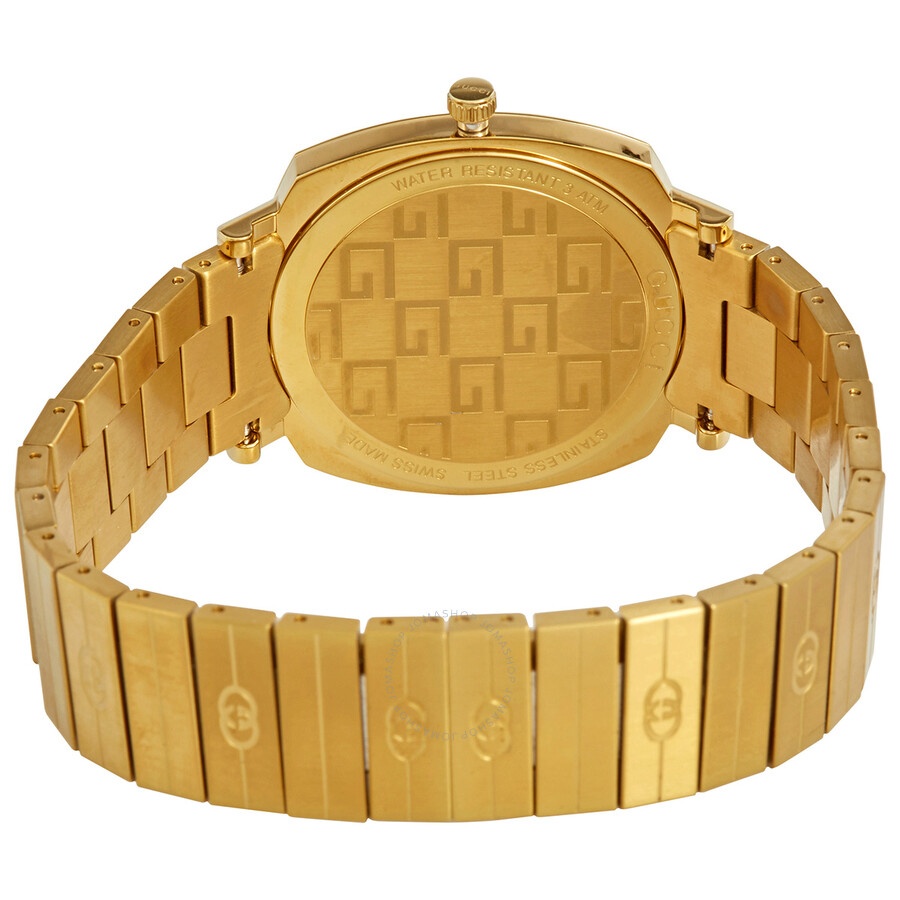Gucci Grip Quartz White Dial Yellow Gold-tone Ladies Watch YA157403 - 3