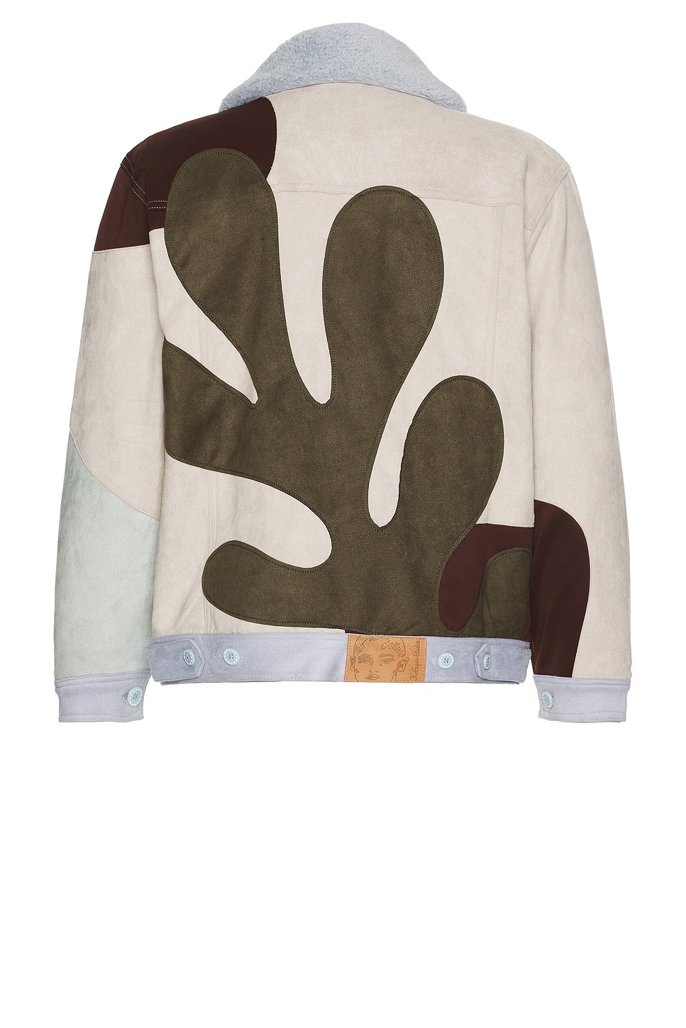 Suede Patchwork Jacket - 2