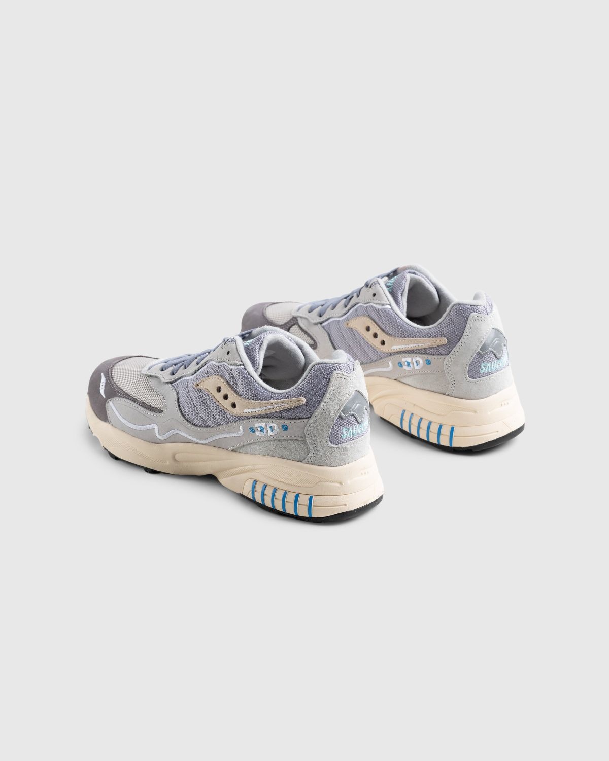 Saucony – 3D Grid Hurricane Grey/Cream - 4