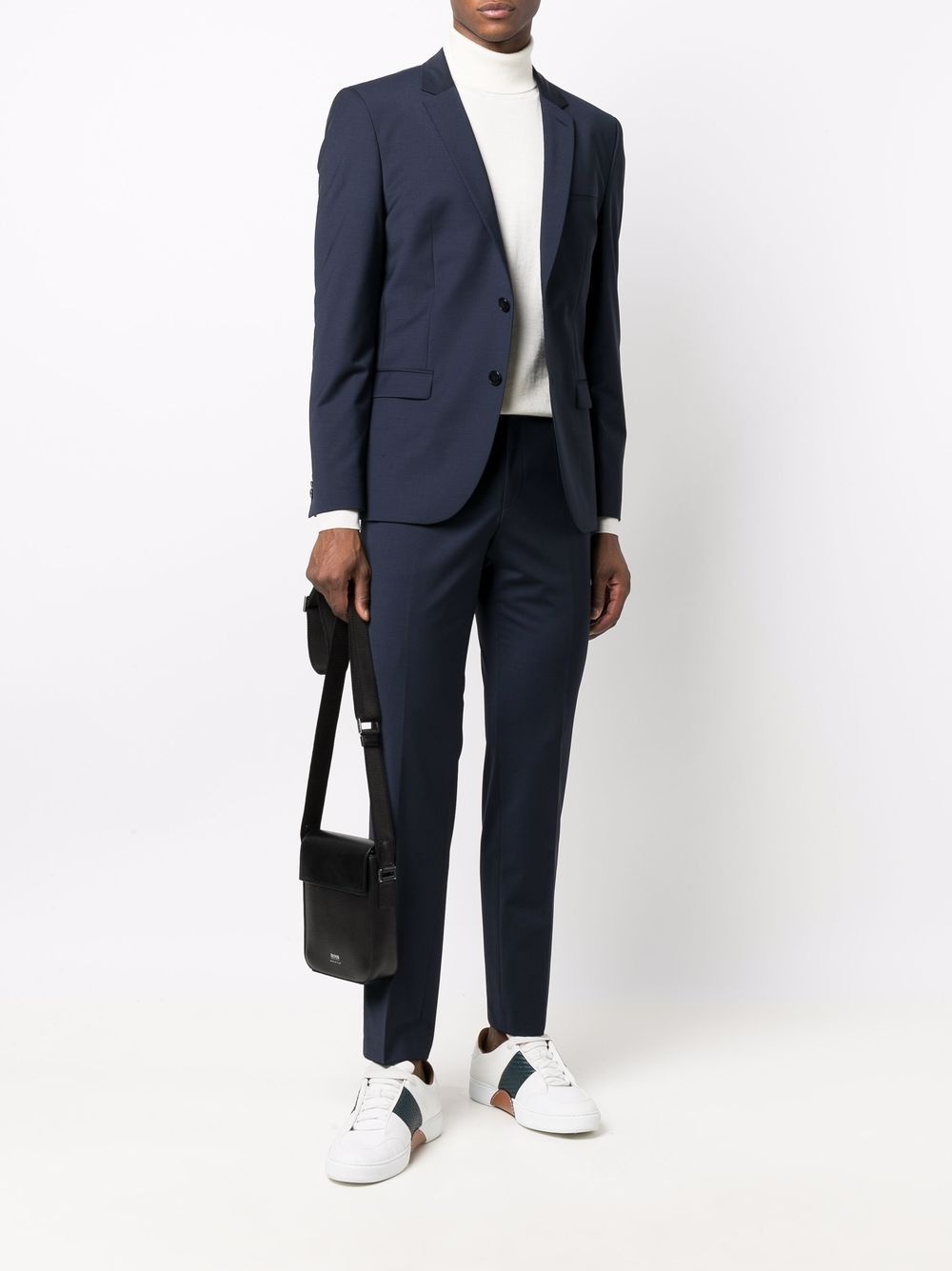 straight-leg suit trousers - 2