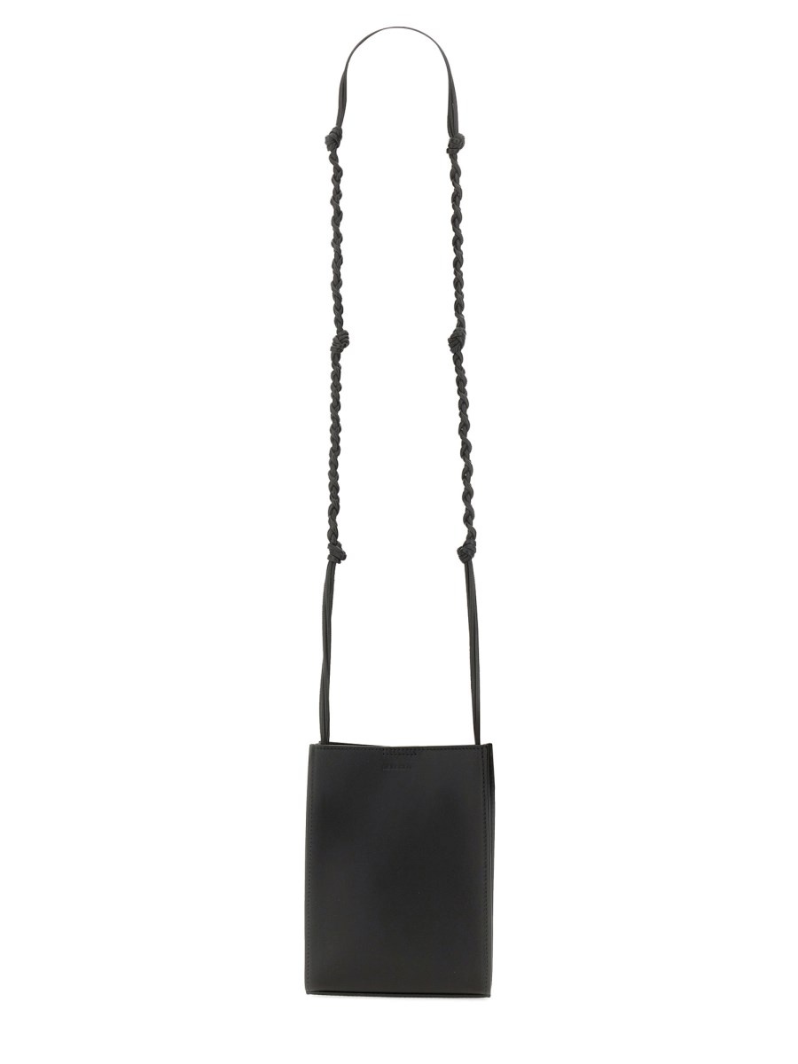ショルダーバッグ JIL SANDER BORSA A TRACOLLA TANGLE SMALL IN PELLE Tangle Small studded leather shoulder bag in black - Jil