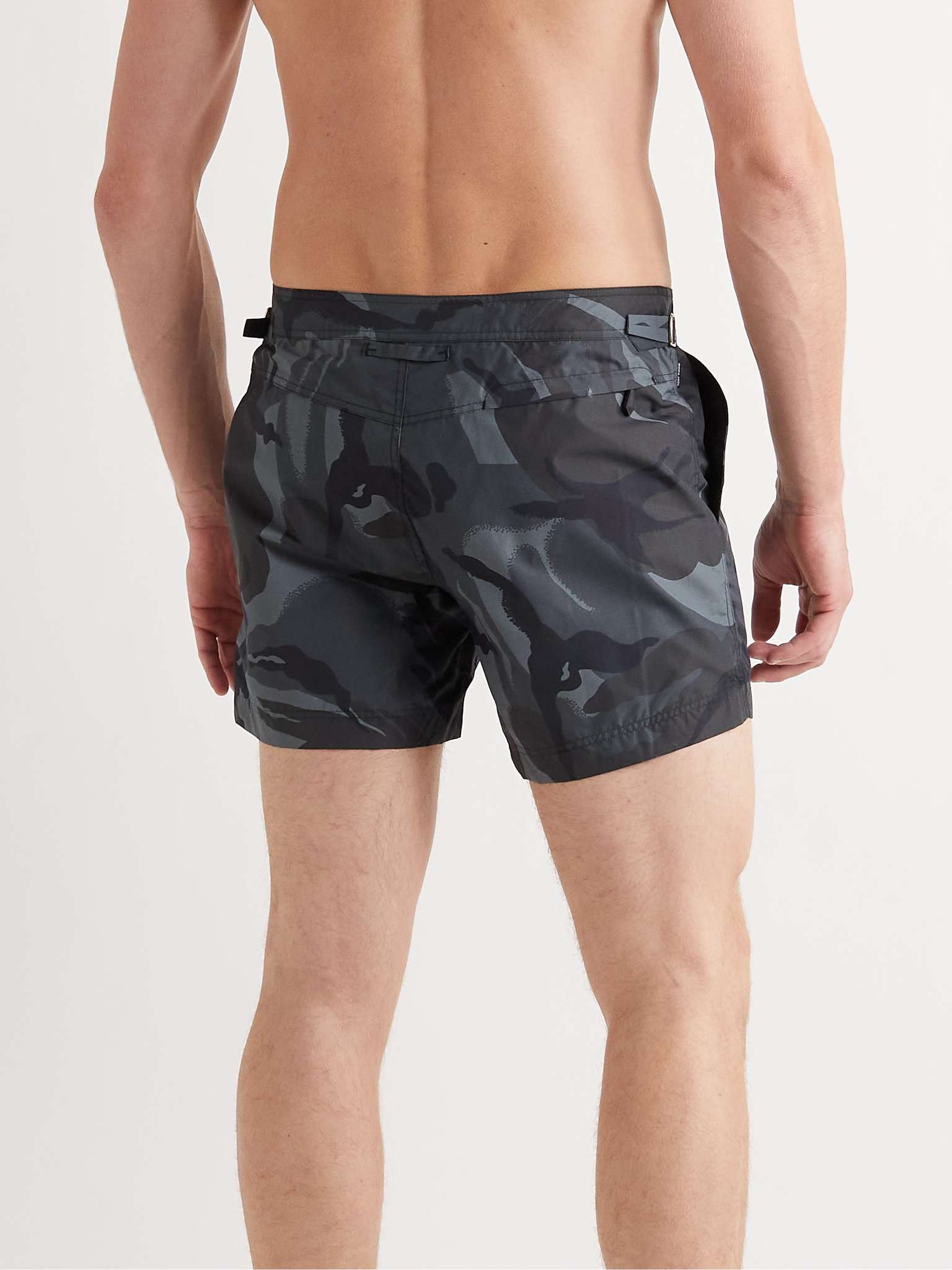 Slim-Fit Short-Length Camouflage-Print Swim Shorts - 3