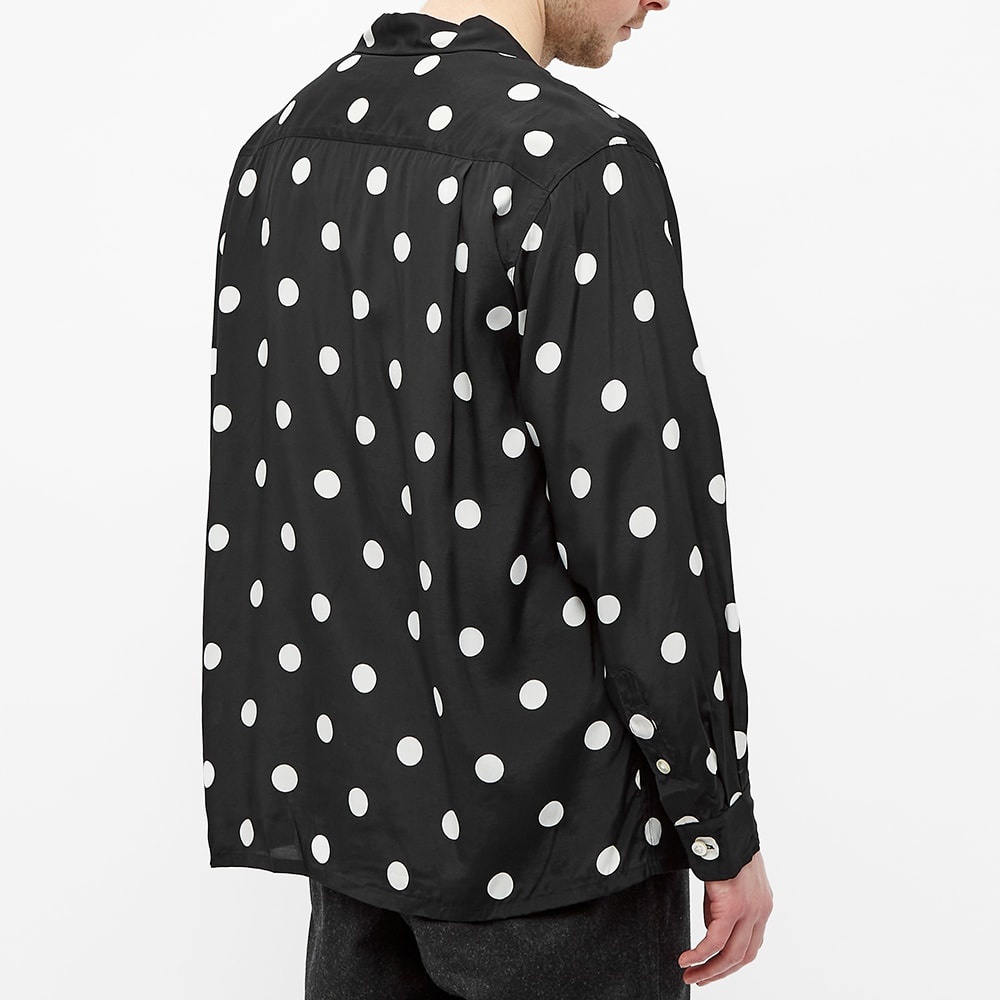 Wacko Maria Long Sleeve Polka Dot Vacation Shirt - 5