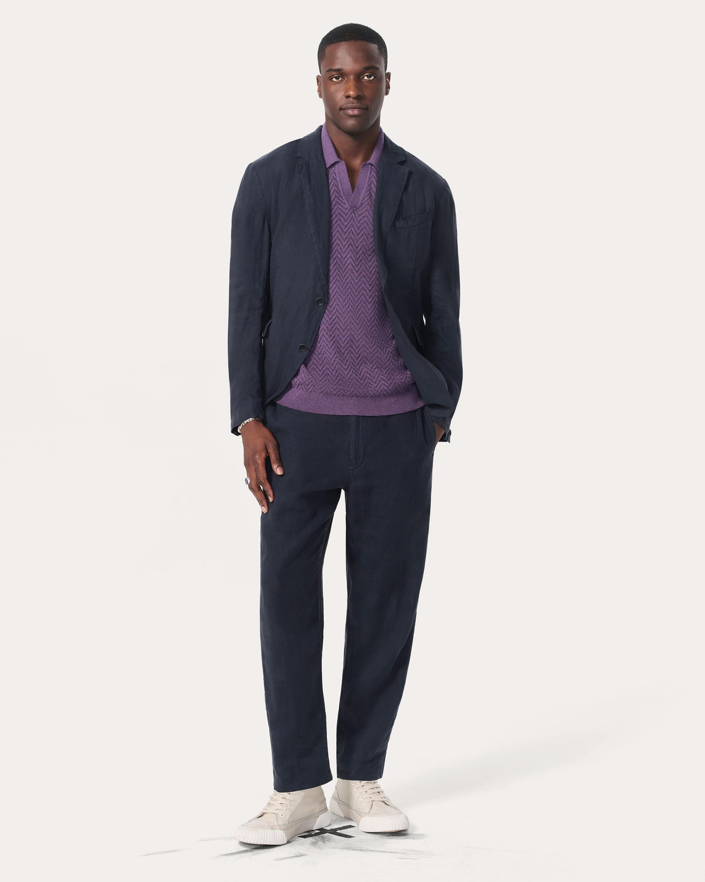 Zuma Herringbone Knit Polo Shirt
Terry Toweling - 6