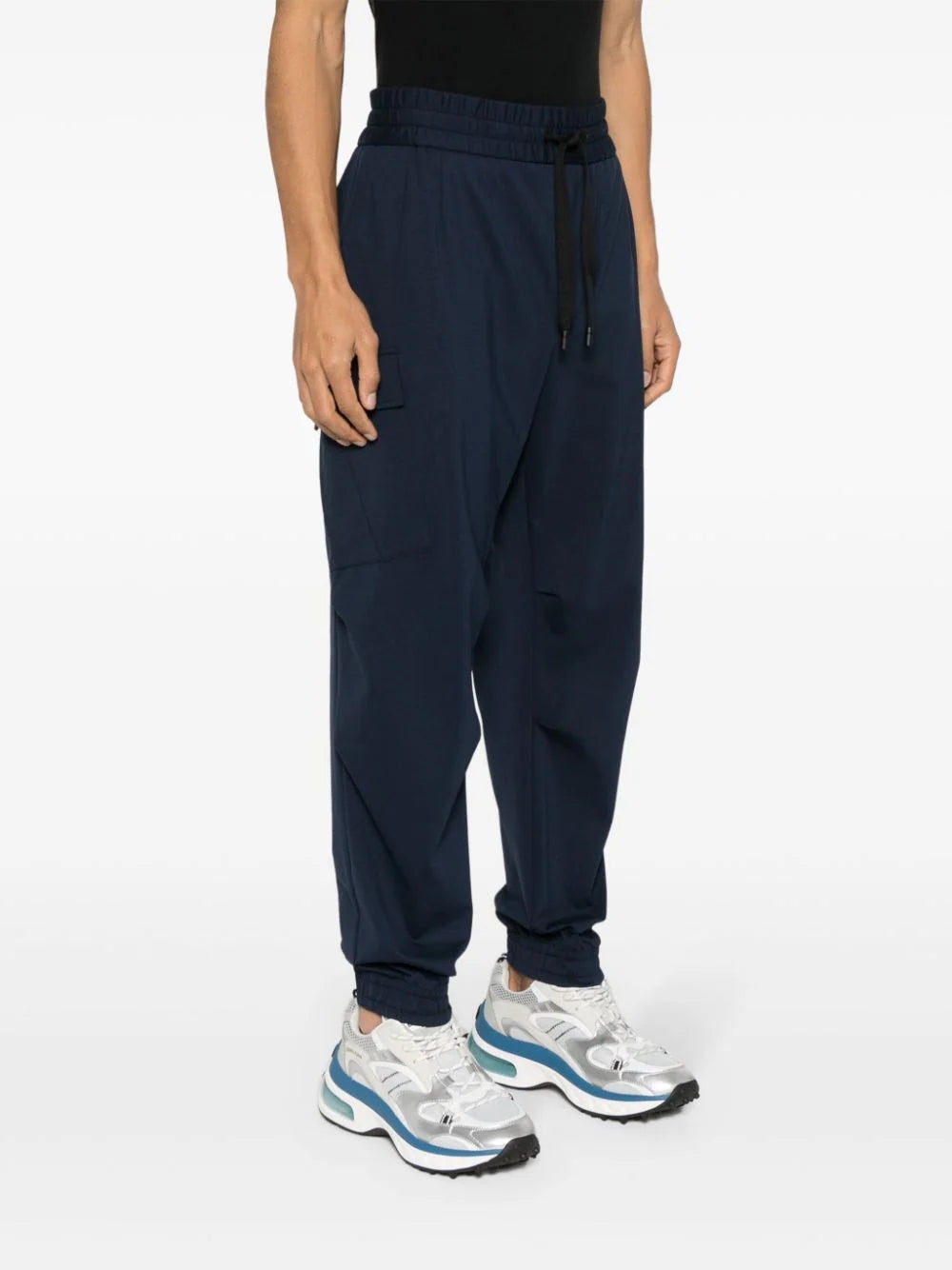 LOGO-PLAQUE CARGO PANTS - 3