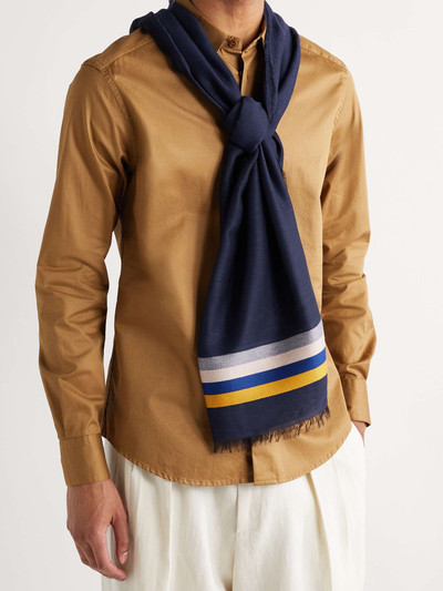 Paul Smith Striped Voile Scarf outlook