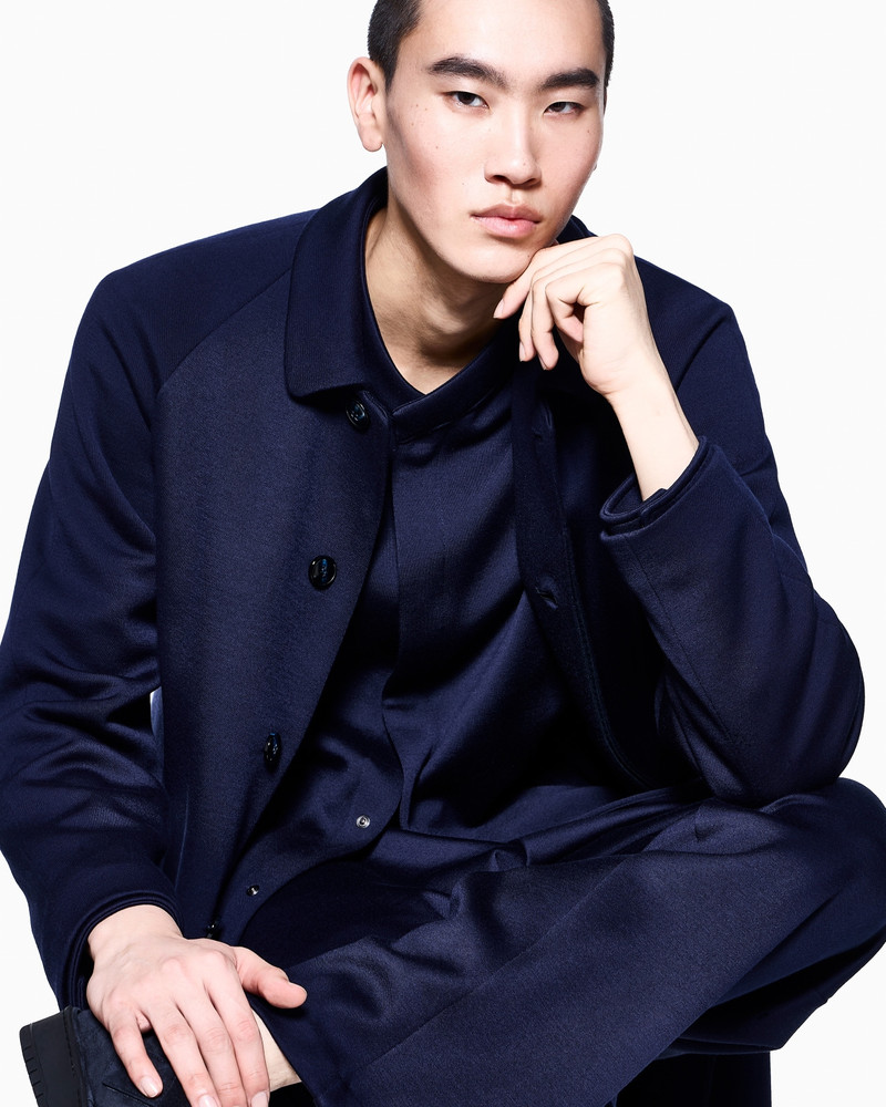 GIORGIO ARMANI CASHMERE DOUBLE JERSEY SHIRT JACKET outlook