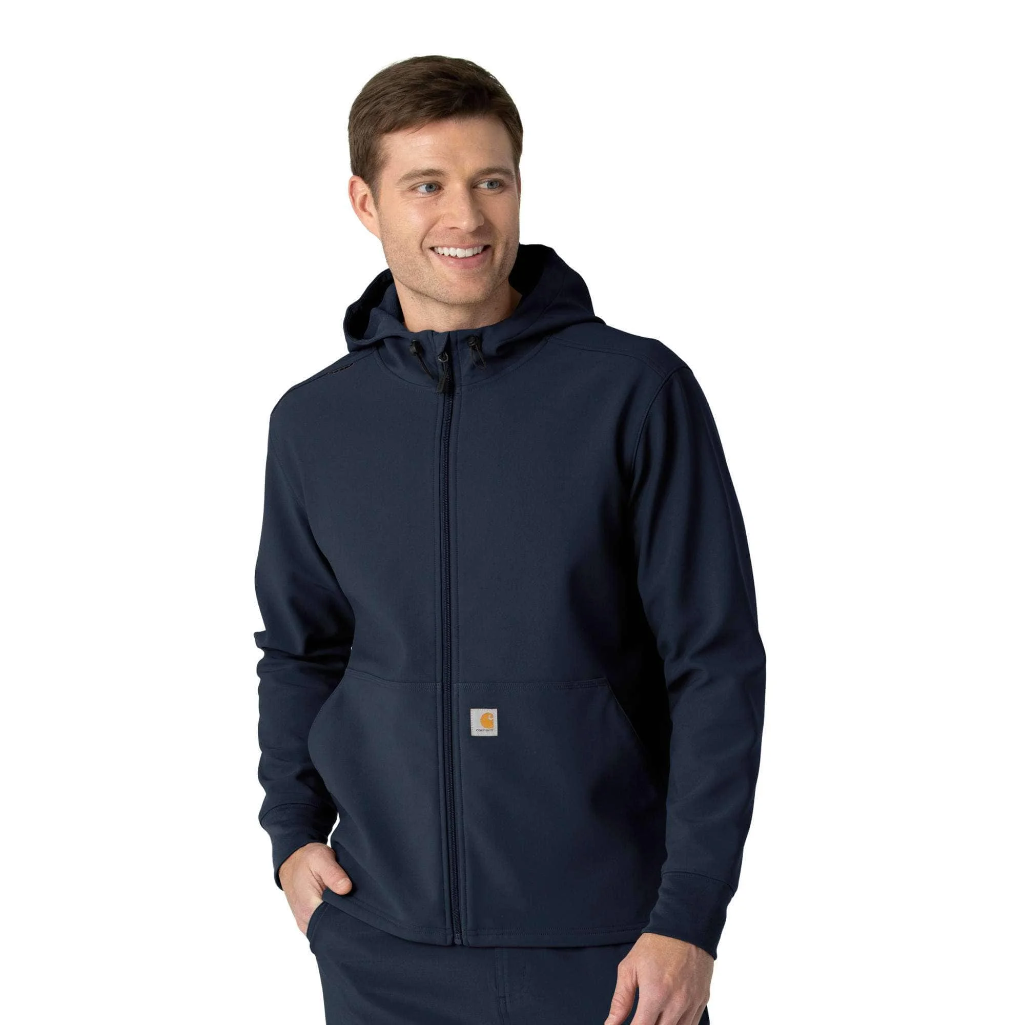 Bonded Fleece Scrub Hoodie - 1