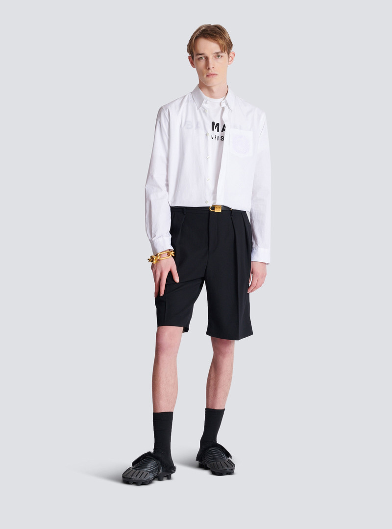 Balmain T-shirt with Balmain Paris print outlook