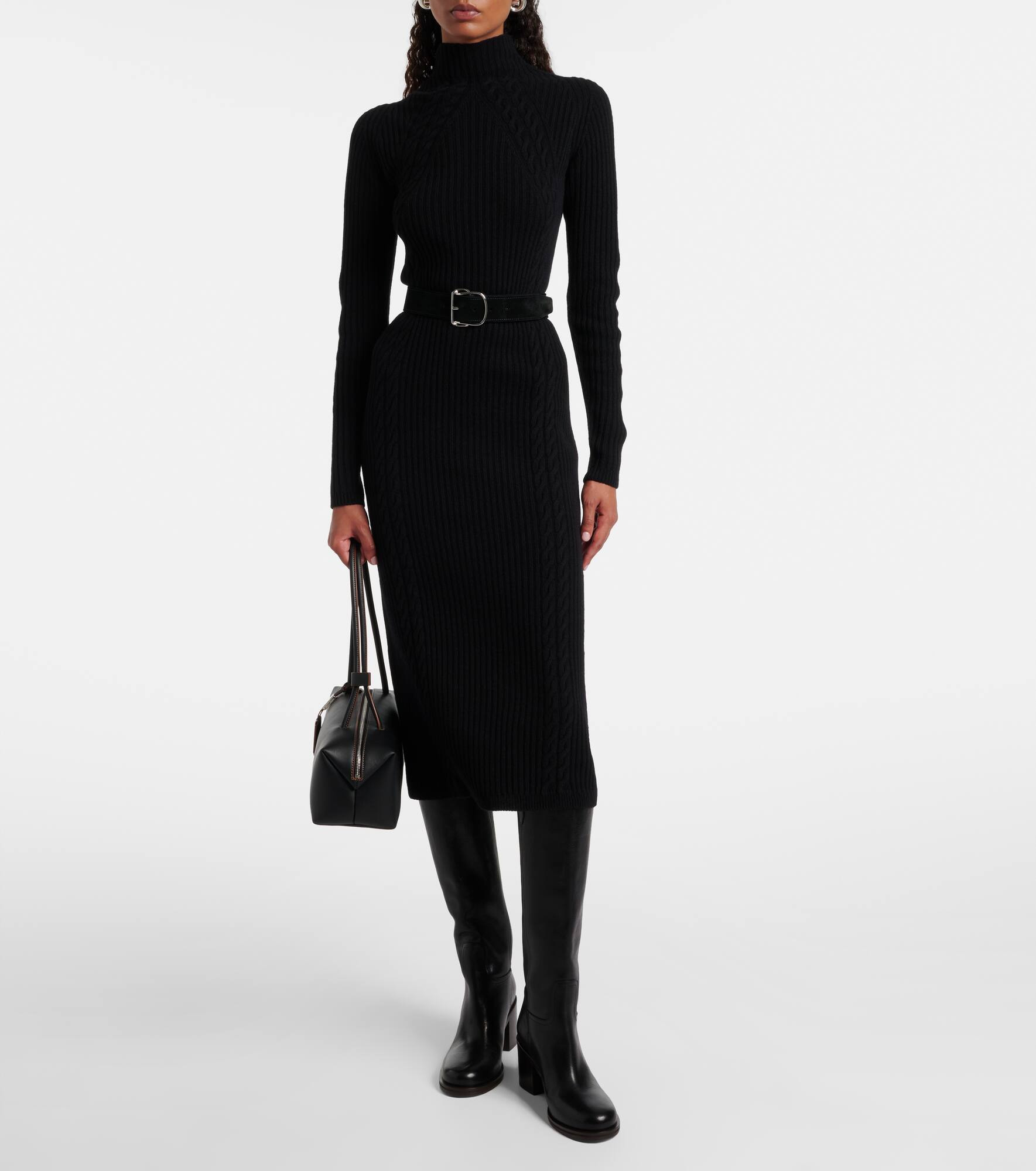 Zelanda wool and cashmere midi dress - 2