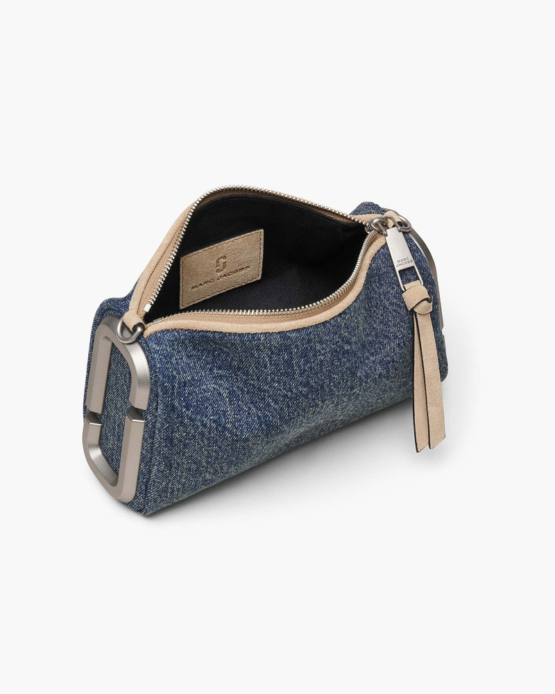 THE DENIM SUEDE SNAPSHOT SHOULDER BAG 4