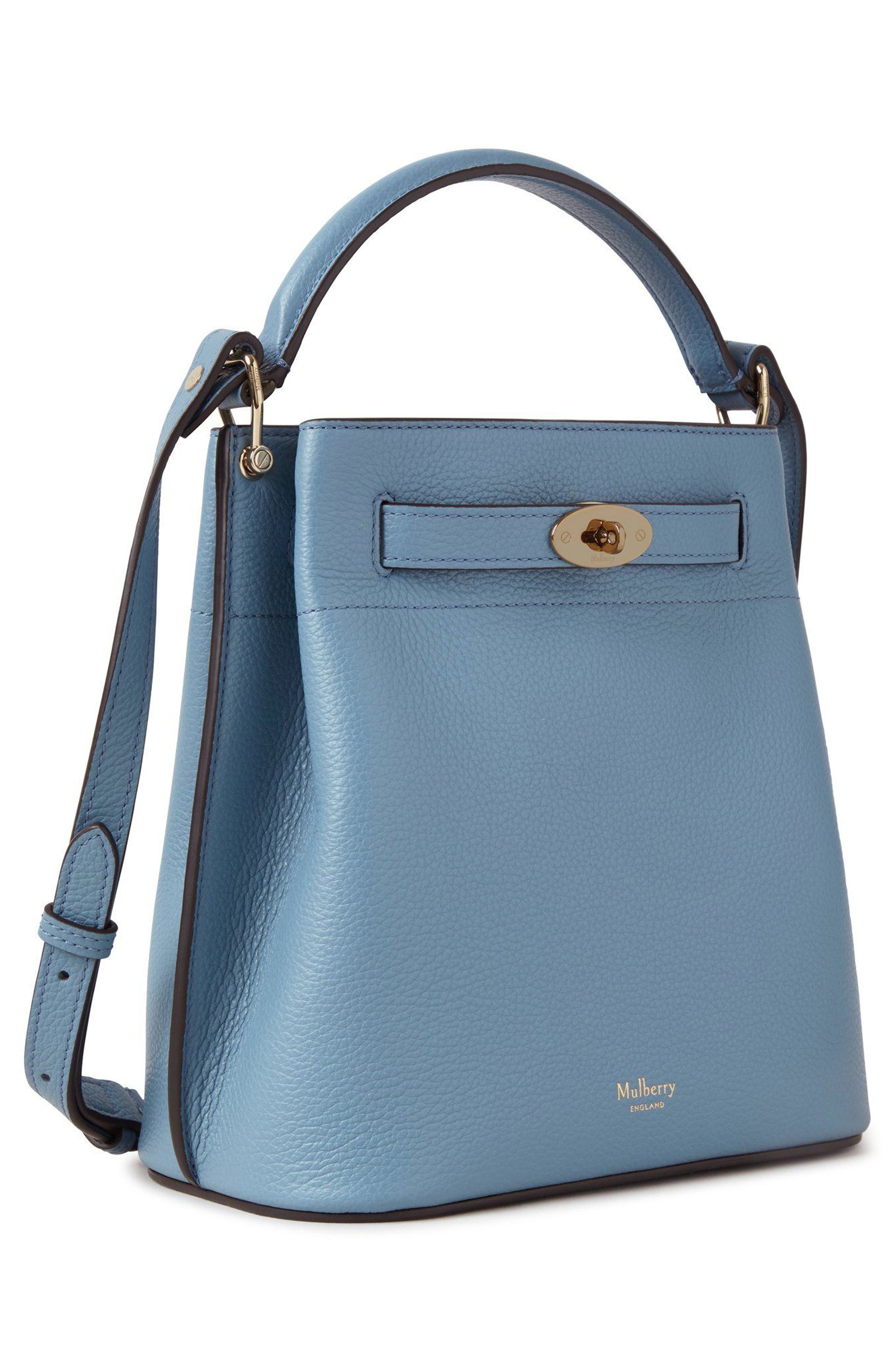 Mulberry Islington Leather Bucket Bag in Brighton Blue at Nordstrom - 5