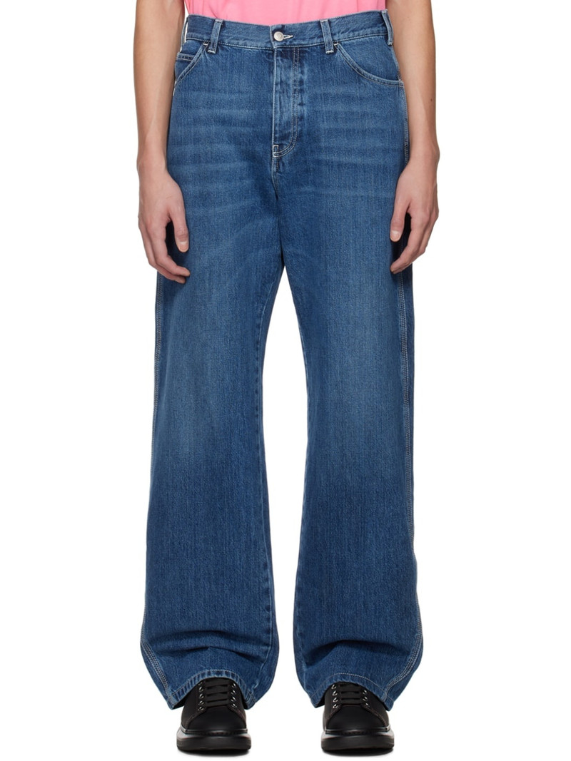 Blue Faded Jeans - 1