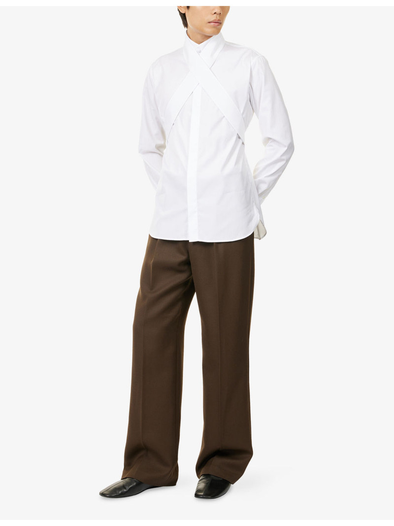 Dries Van Noten Carvies Bis Cotton-Poplin Shirt outlook