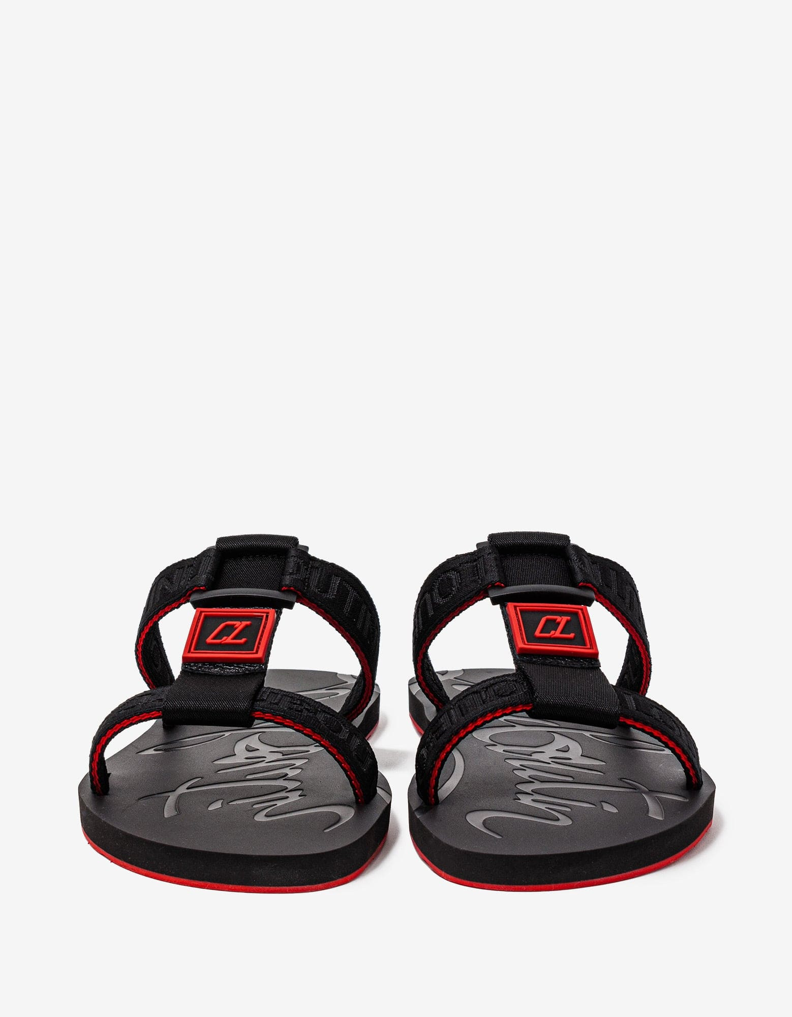 Christian Louboutin Black Surf Sandals - 3