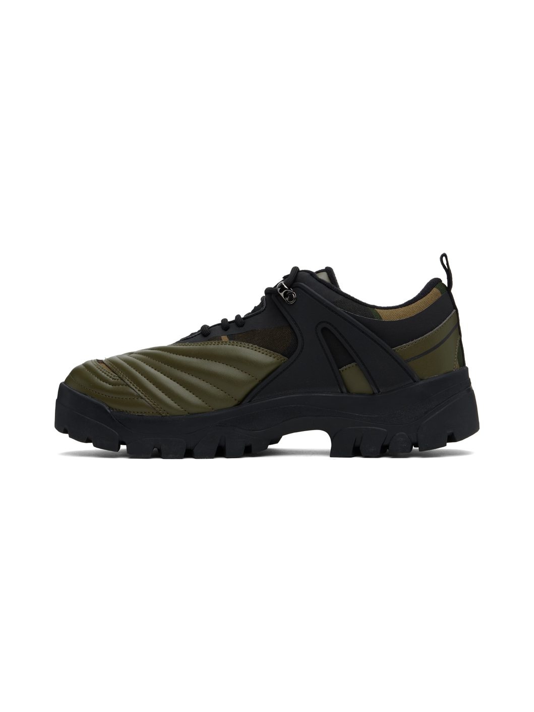 Khaki & Black Flow Trainer Sneakers - 3
