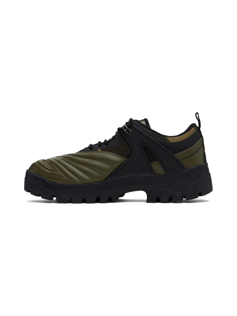 Khaki & Black Flow Trainer Sneakers 3