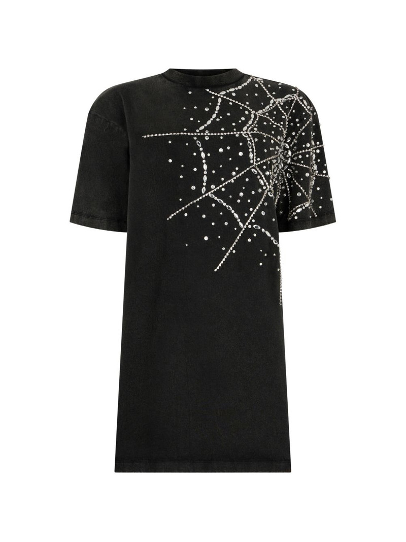 spiderweb-strass T-shirt 1