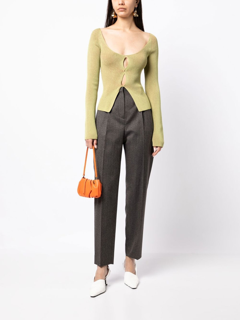 TORY BURCH high-waisted tapered trousers outlook