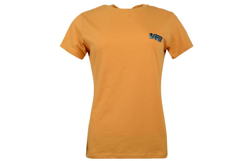 Vans (WMNS) Vans Alphabet Printing Short Sleeve Yellow VN0A4MNK50X outlook
