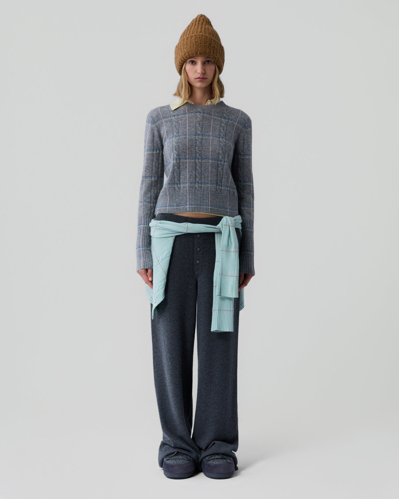 GUEST IN RESIDENCE Shrunken Check Crew outlook