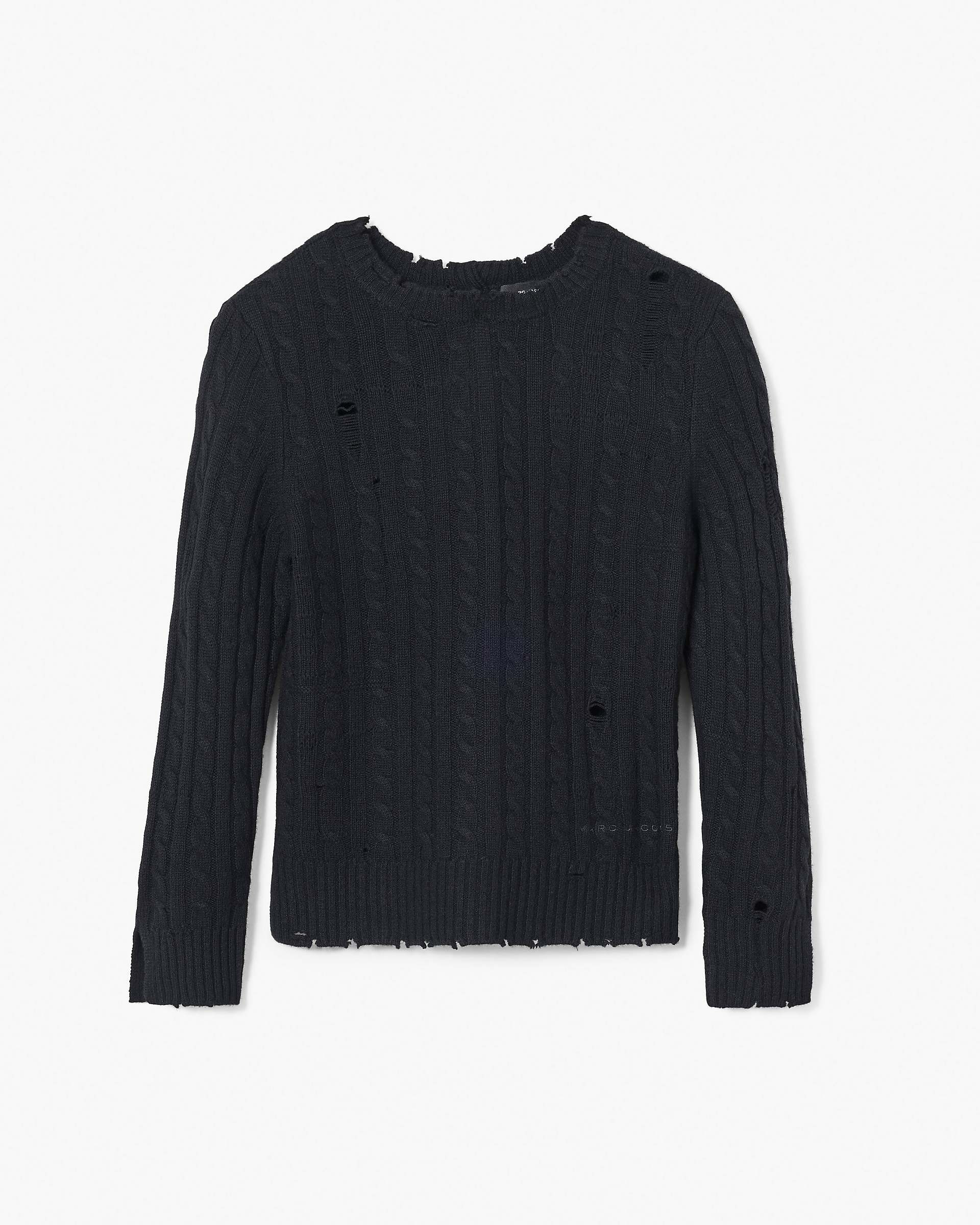 THE SHRUNKEN CASHMERE CABLE CARDIGAN - 5