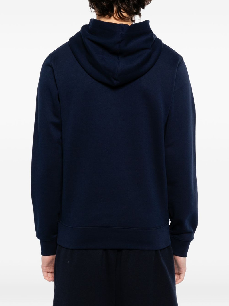 logo-embroidered hoodie 4