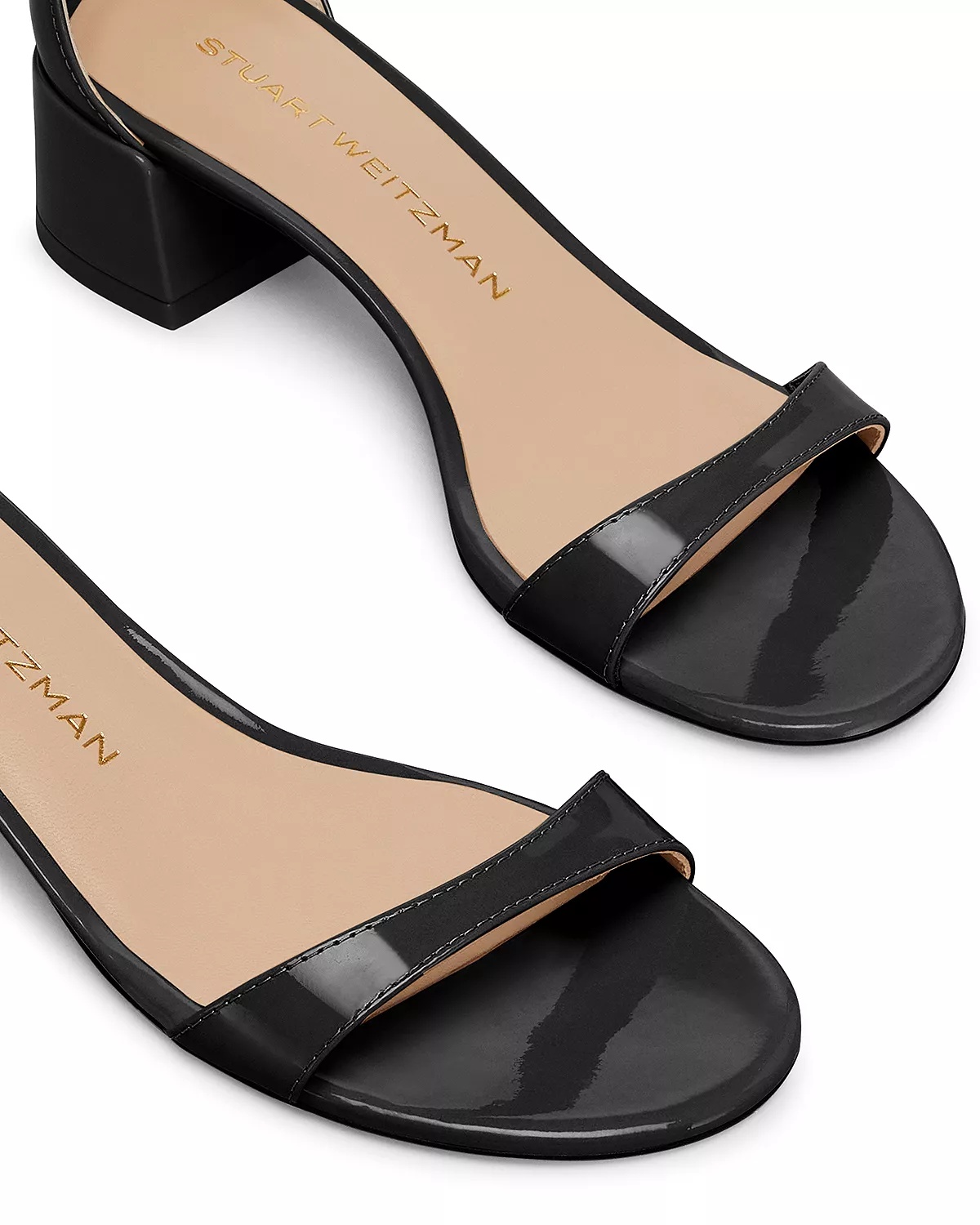 Women's Nudist Block Heel Sandals - 3