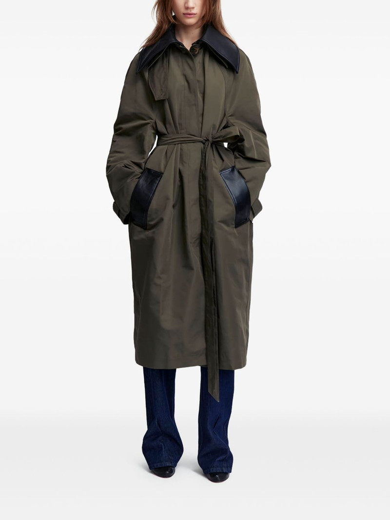 16ARLINGTON Beech single-breasted coat outlook