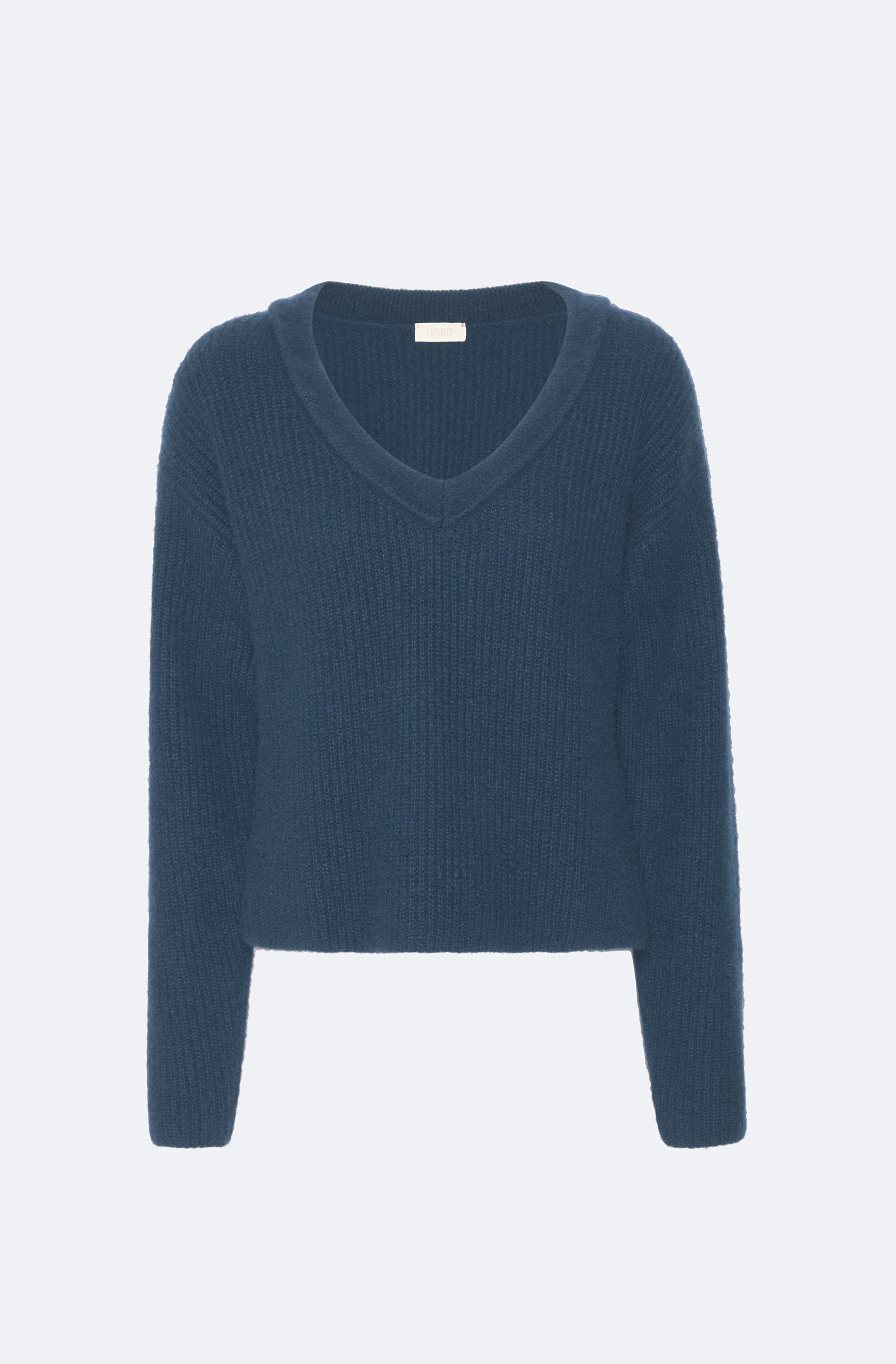 Cashmere V Neck Sweater - 1