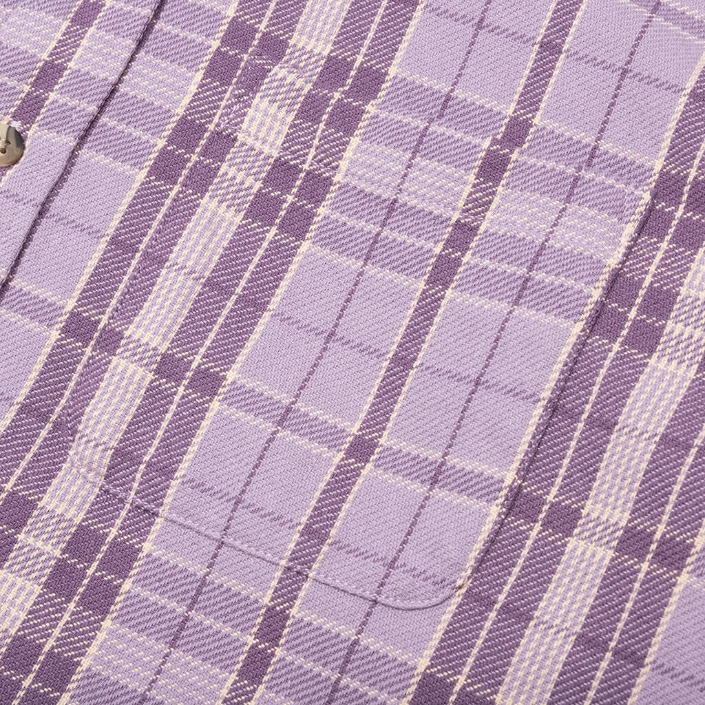 STONES PLAID SHIRT - LAVENDER - 4