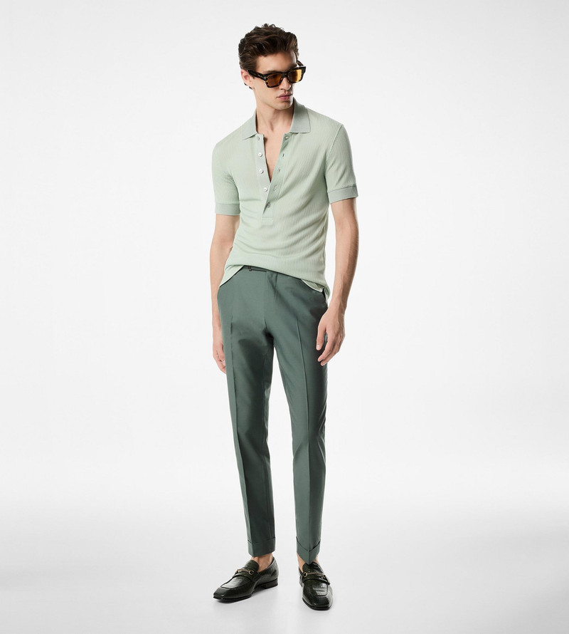 TOM FORD LUSTER VISCOSE RIB POLO outlook