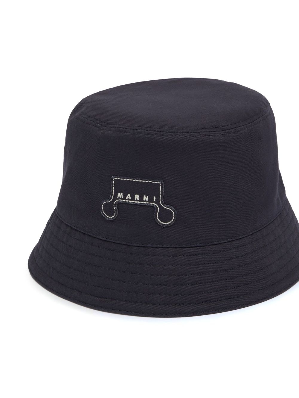 logo-appliqué bucket hat - 3