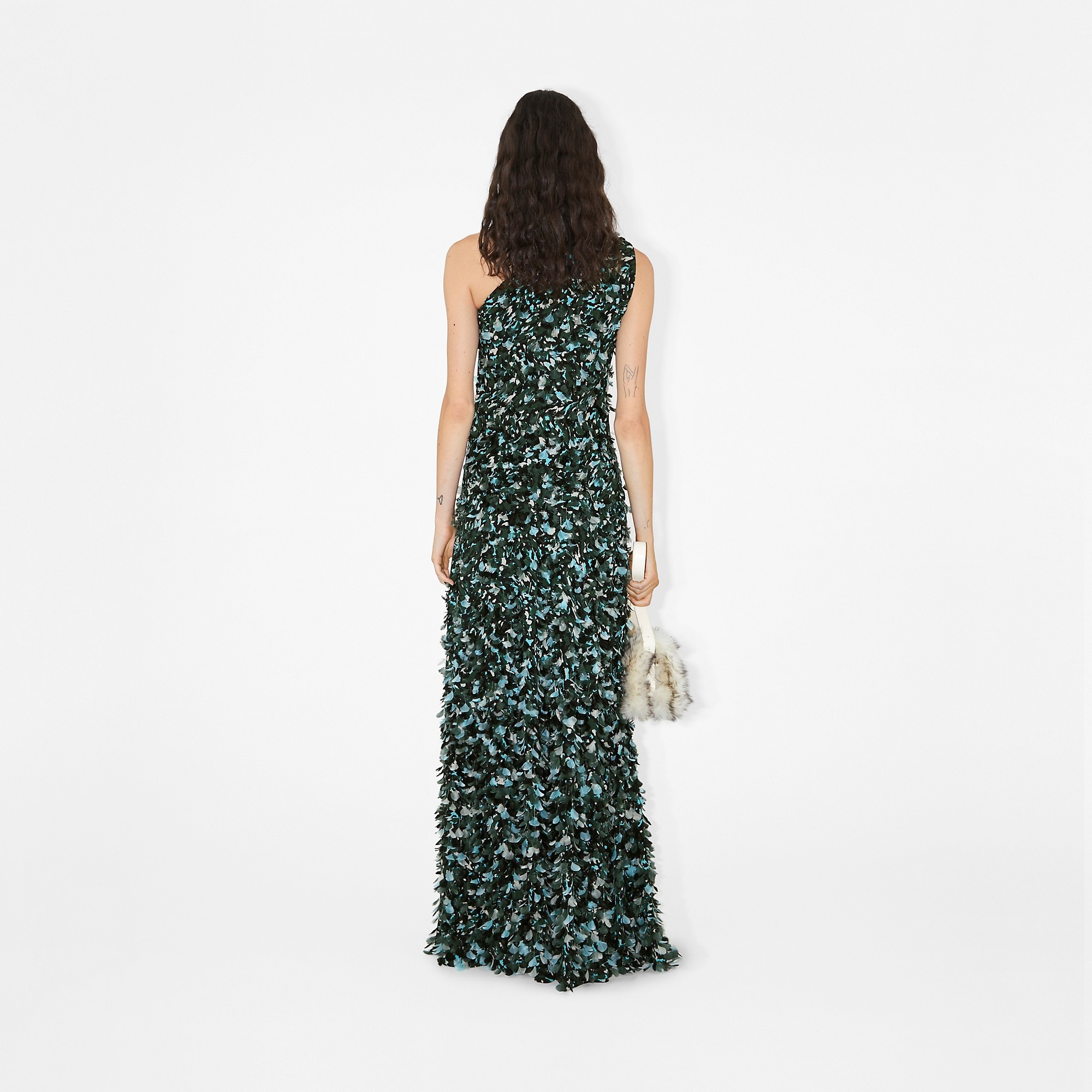 Feather Stretch Viscose Gown - 4