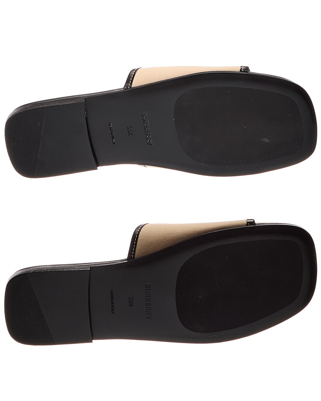 Burberry Carolyn Canvas & Leather Sandal (Authentic Pre-Owned) - 4