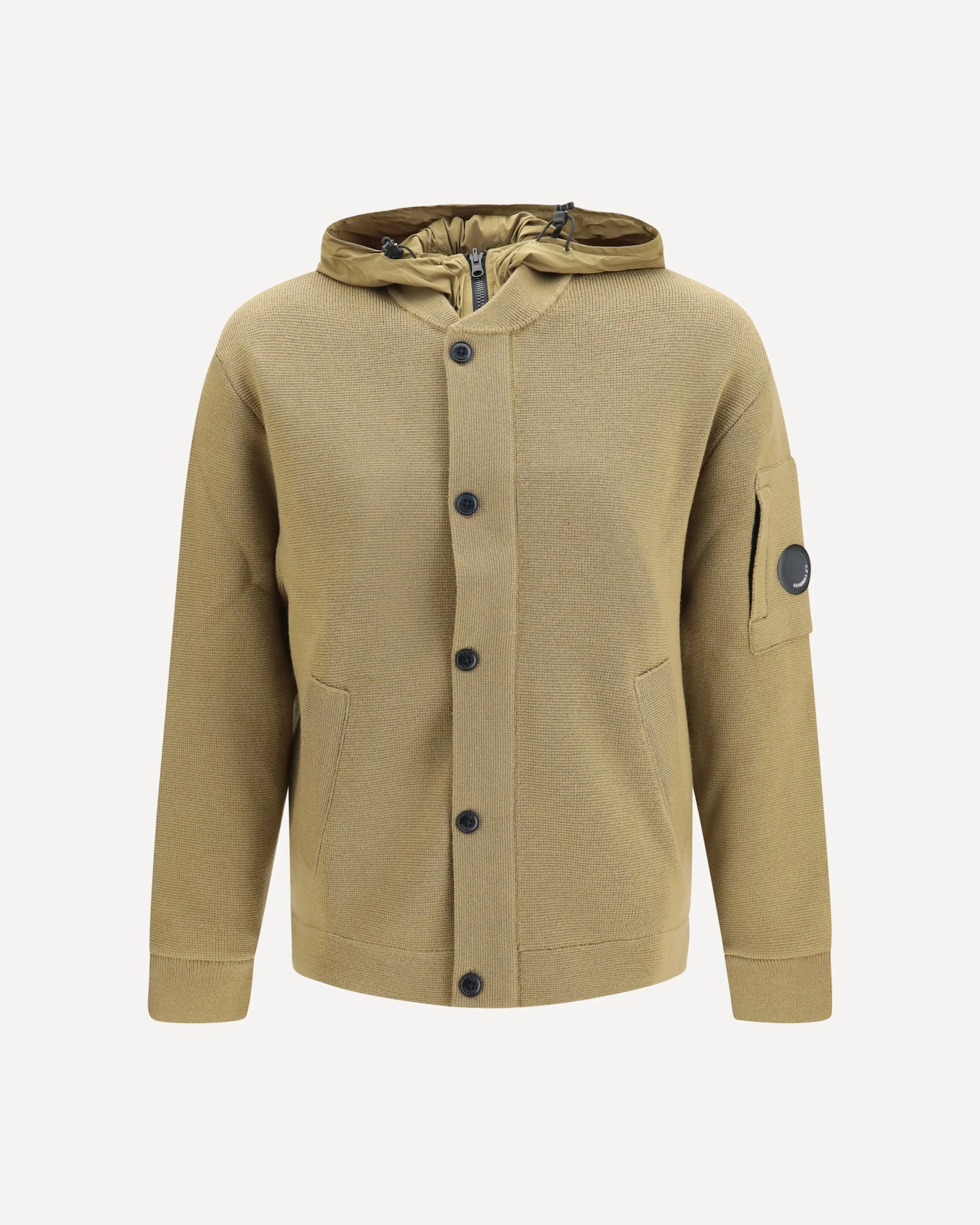Reversible merino wool and stretch nylon Cardigan - 1